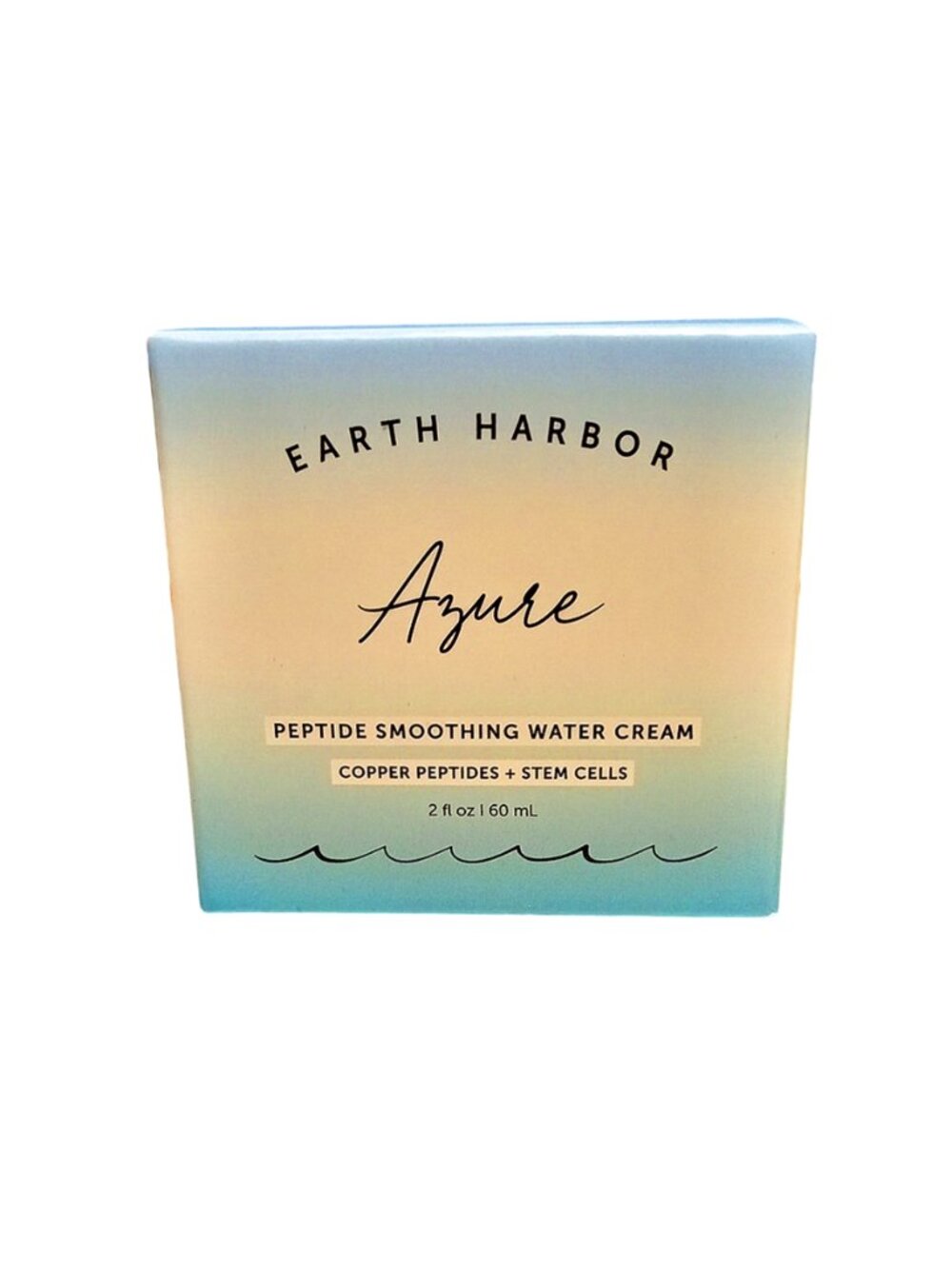 Earth Harbor Azure Peptide Smoothing Water Cream NEW